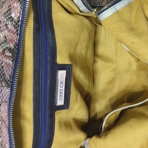 Authentic Jimmy Choo Python Shoulder Bag - Picture 10 of 14